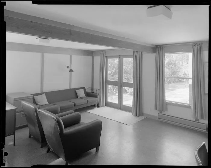 Living room interior, Richardson house
