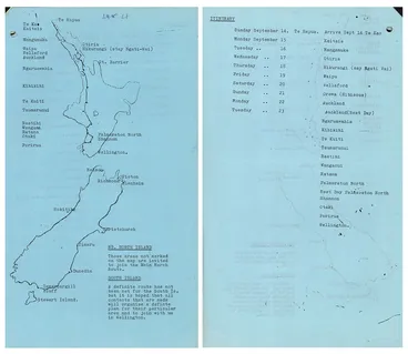 Image: Māori Land March (1975) - Route of March