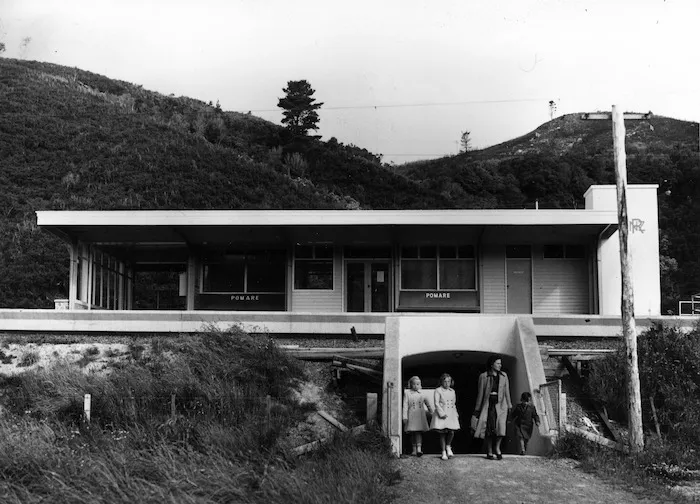 Newly built Pomare Railway Station