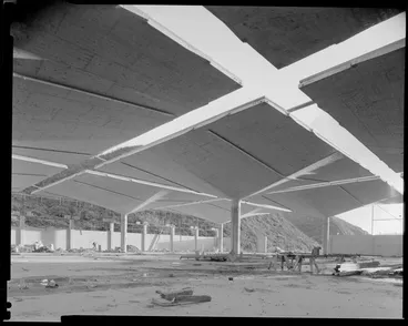 Image: Wingate premises of Todd Motors Ltd, under construction, Lower Hutt