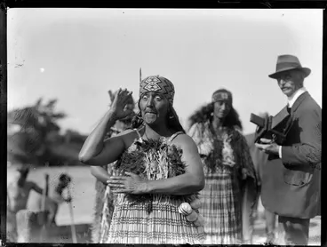 Image: Bella Te Hoari Papakura performing an action song, location unidentified