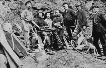 Image: The drill which was used in making the drive