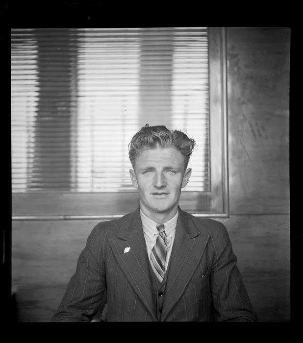 Portrait of Mr H J Reynand, ex 40 and 41 squadron