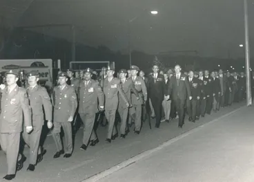 Image: Anzac Day 1975; Dawn Parade, King Street