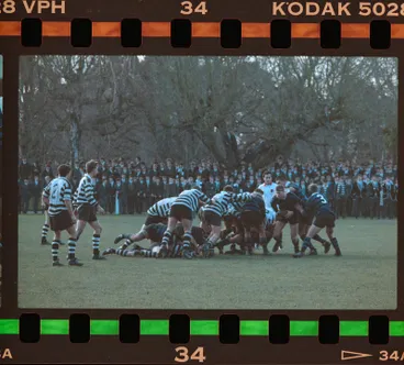 Image: Negative: CBHS VS Christ's College Rugby 1991