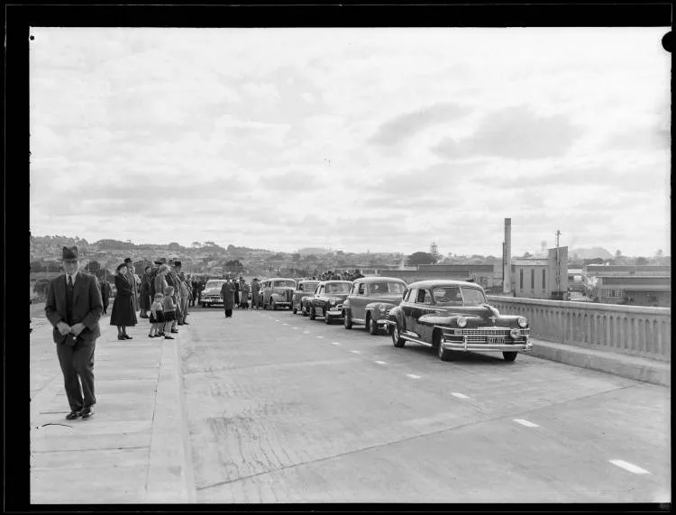 State Highway 1 official opening, Ellerslie, 1953