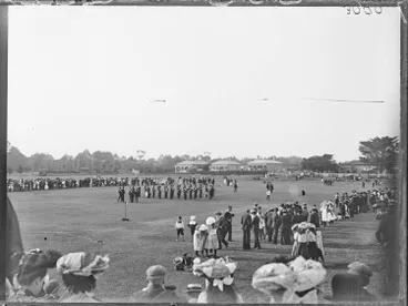 Image: Crowds on the Devonport Cricket ground, 1904