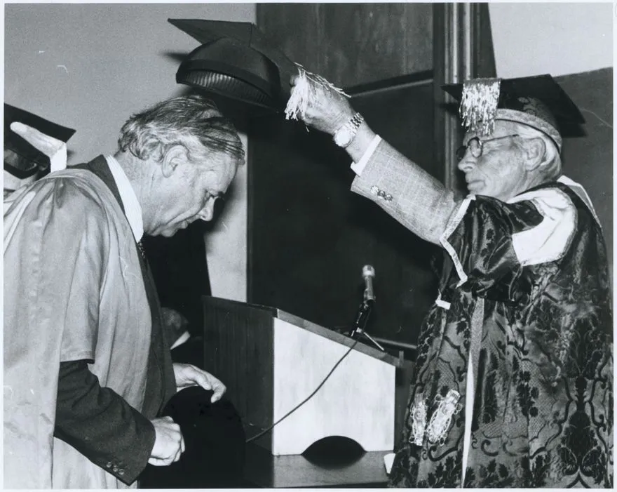 Sir Alan Hellaby Receives an Honorary Doctorate of Science