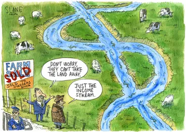 Image: Slane, Christopher, 1957- :Farm sold. 8 August 2014