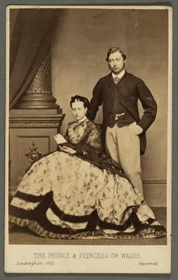 The Prince and Princess of Wales, Sandringham, 1863