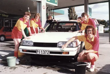 Image: Soccer; Stokes Valley Women's team fund-raising; BP Silverstream, 260 Fergusson Drive.