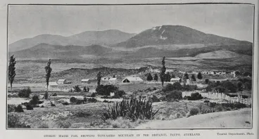 Image: OTOKOU MAORI PAH, SHOWING TONGARIRO MOUNTAIN IN THE DISTANCWE, TAUPO, AUCKLAND