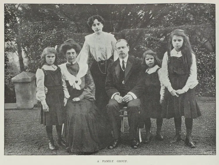 Lord Plunket's household: a family group