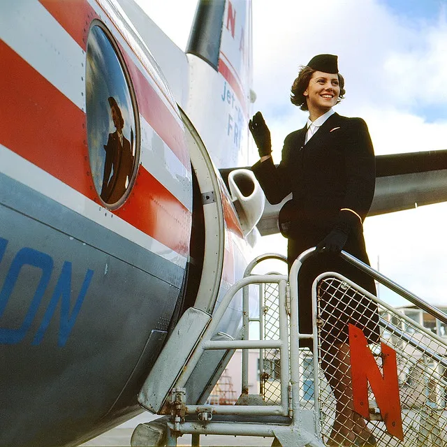 Air Hostess Uniform 1959 Winter 001