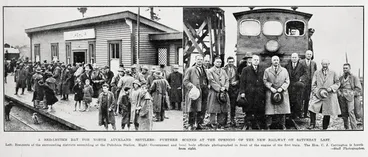 Image: A Red-Letter Day For North Auckland Settlers: Further Scenes at the Opening of the New Railway On Saturday Last