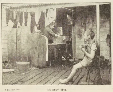 Image: His only suit