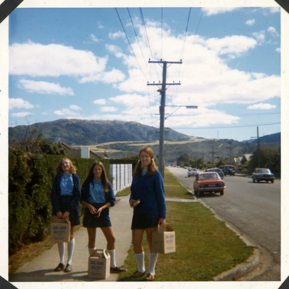 Girl Guides Upper Hutt Division; Biscuit Selling; 1974
