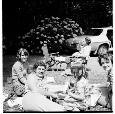 Image: Punters at Tauherenikau Racecourse