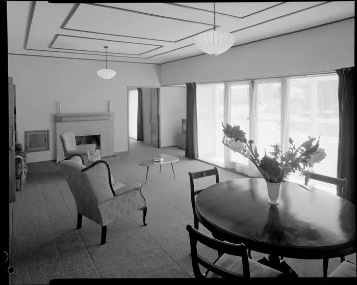 Living room of Cockburn house, Masterton