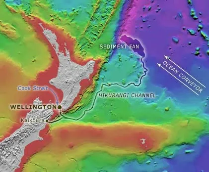 Kaikōura Canyon: bathymetric map