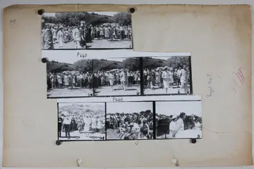 Image: Geoffrey C Wood Nelson Evening Mail proof sheet: Royal Visit