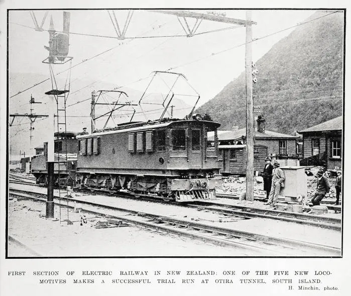 First Section of Electric Railway in New Zealand