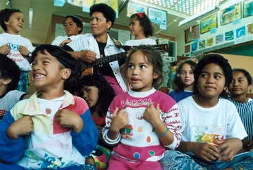 Māori language class Image: Māori language class