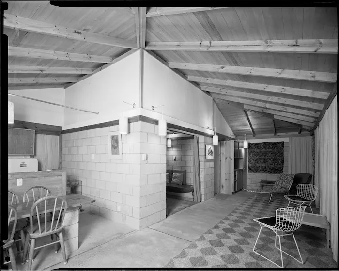 Interior, Jim Beard's house, Waikanae, Kapiti Coast