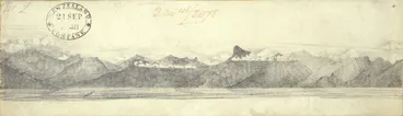 Image: [Heaphy, Charles], 1820-1881. Attributed works :[Main entrance to Queen Charlotte Sound (?) 1848]