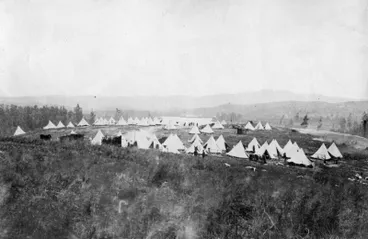 British Camp at Meremere Image: British Camp at Meremere