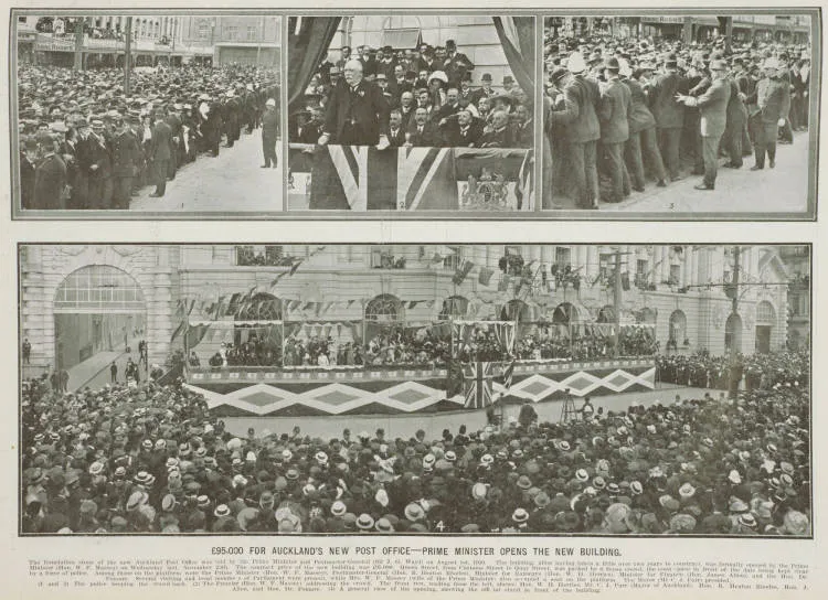 £95,000 for Auckland's new post office - Prime Minister opens the new building