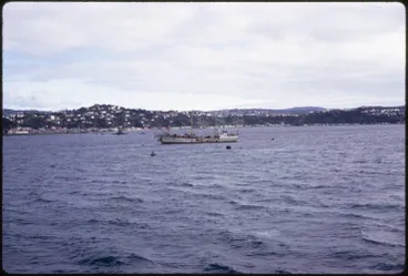 Image: Holmwood in Wellington Harbour, 1970