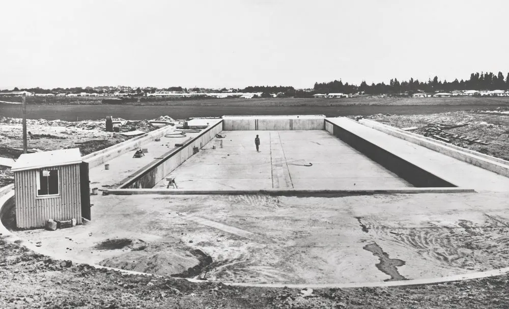 The Swimming Pool under construction