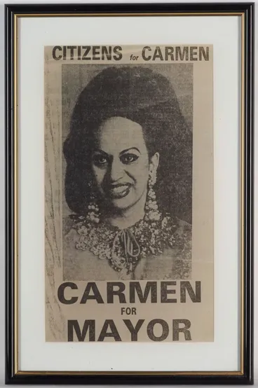 Image: Carmen for Mayor election advertisement