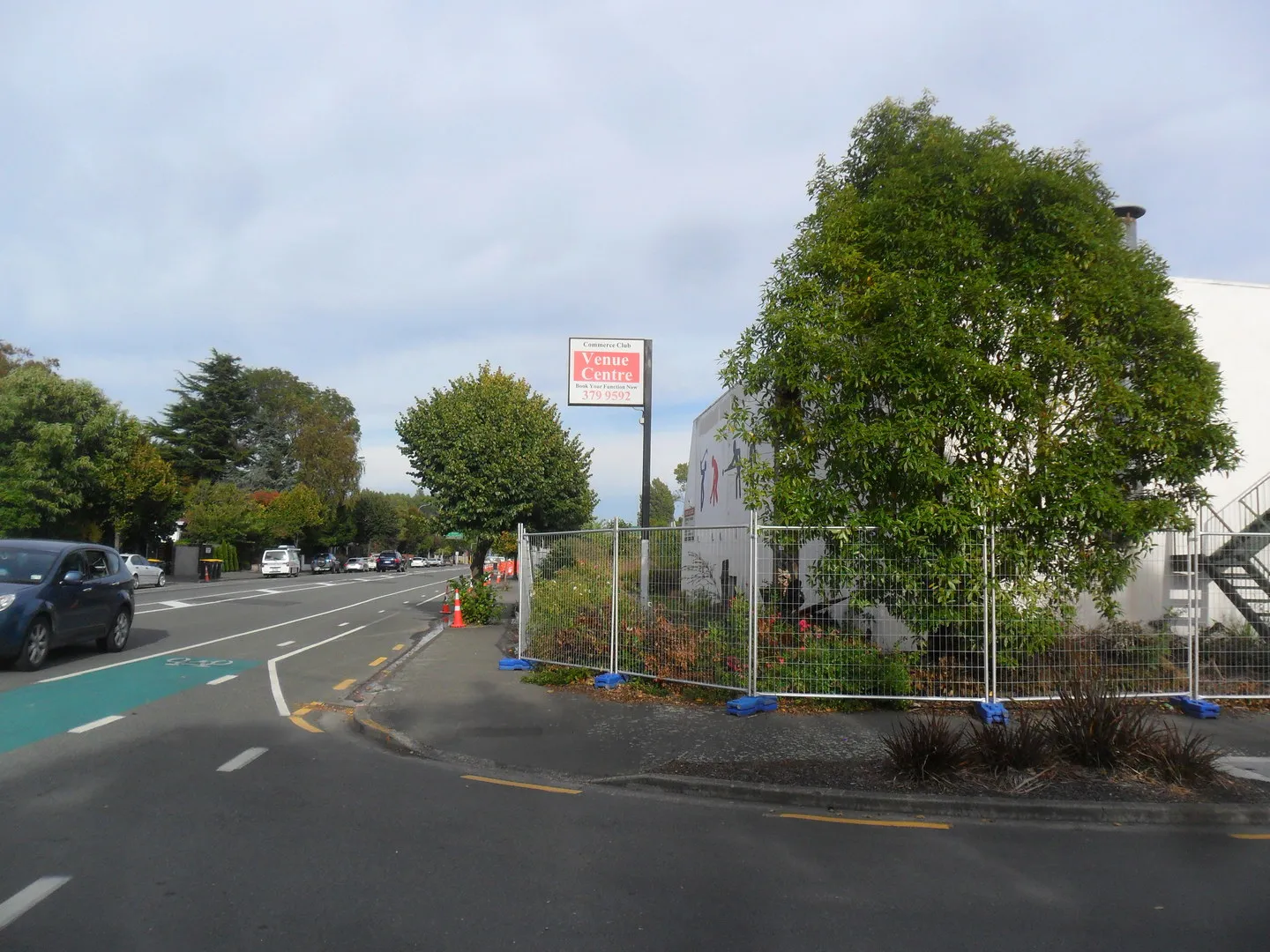 West of Bangor Street corner