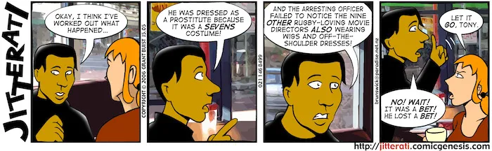 "Okay, I think I've worked out what happened..." 8 February, 2006