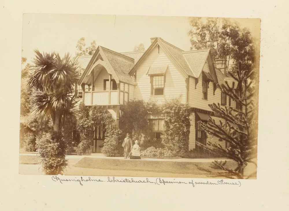 Risingholme, Christchurch (Specimen of wooden house). From the album: New Zealand album
