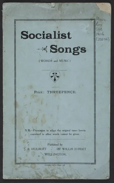 Image: Socialist songs : (words and music).