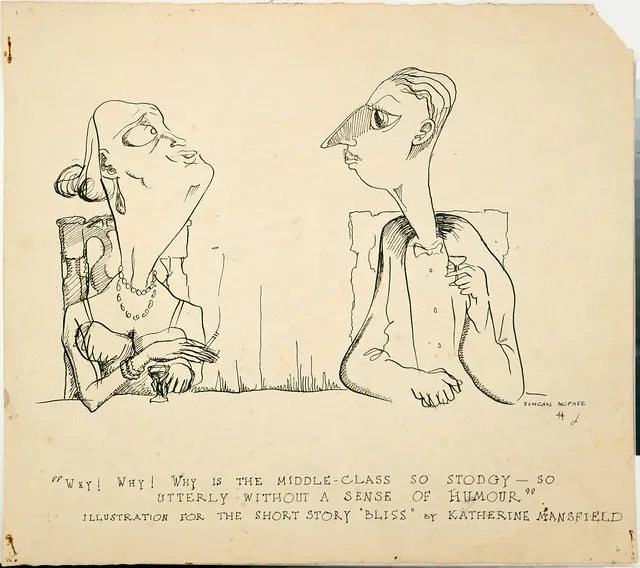 Illustration from Katherine Mansfield's 'Bliss' by Duncan McPhee