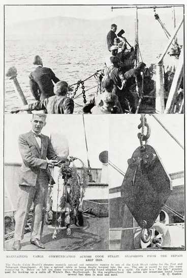 Image: Maintaining cable communication across Cook Strait: snapshots from the repair ship Iris