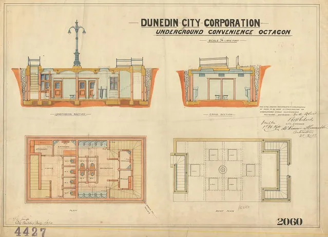Underground Toilets, Octagon, 1910