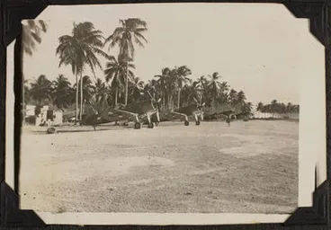 Image: "Strike Flight" waiting. No. 1 S.U. Quadalcanal - Nov. 1944.
