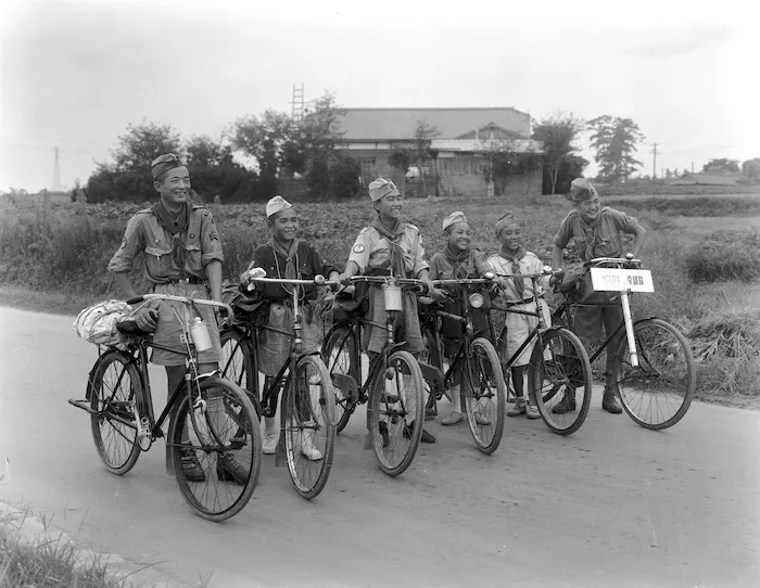 Japanese boy scouts, Yamaguchi, Japan