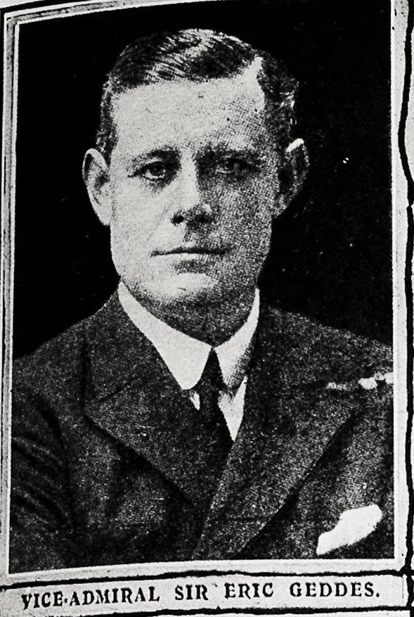 Vice-Admiral Sir Eric Geddes