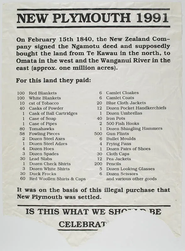 New Plymouth 1991 [poster]