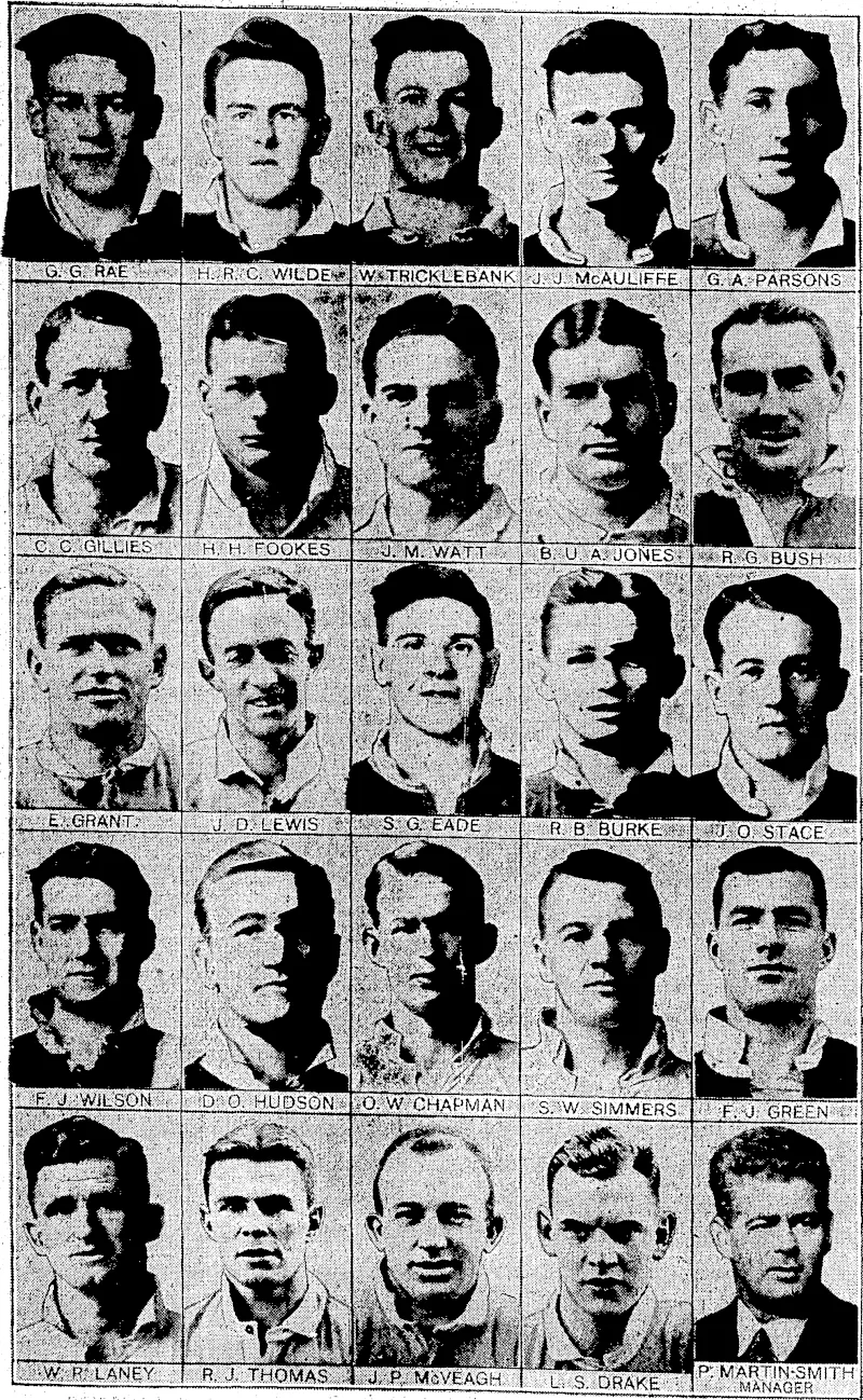 Evening-Post" Thoto. TQjTOtJR: JAPAN.—A/e/iitei-W, tlieN em Zealand: Universities' Rugby, jootball tedm-. ivhich^lotour :««<:;. Mm:?™,io leave^the Dominion-from Auckland;on December 23"-.byhtheAoranfd. -antiwill (Evening Post, 05 October 1935)