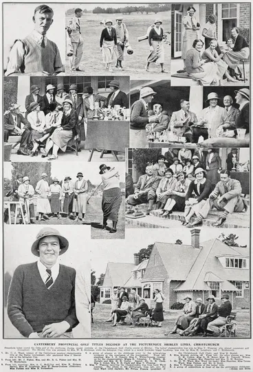 Image: Canterbury provincial golf titles decided at the picturesque Shirley Links, Christchurch