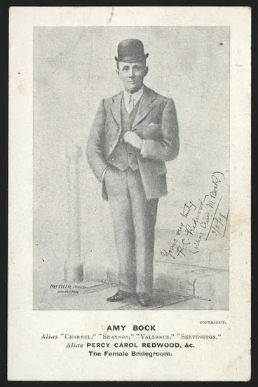 Image: Amy Bock as Percy Carol Redwood