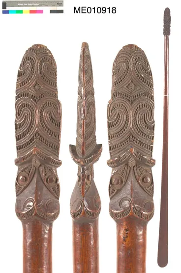 Image: Taiaha (long fighting staff)