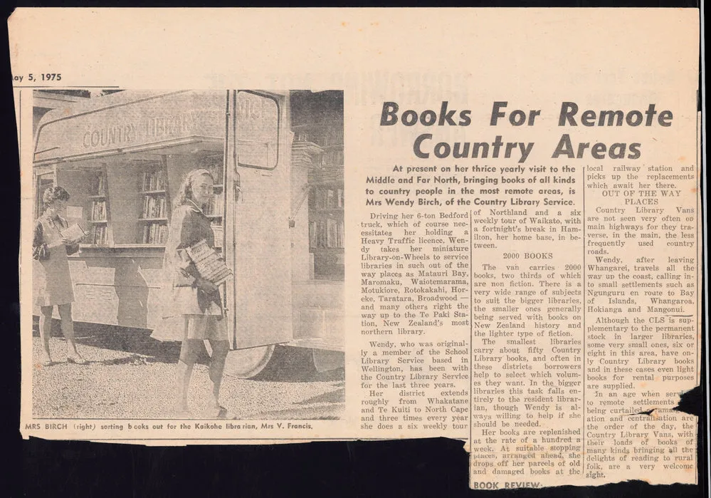 Books for remote country areas